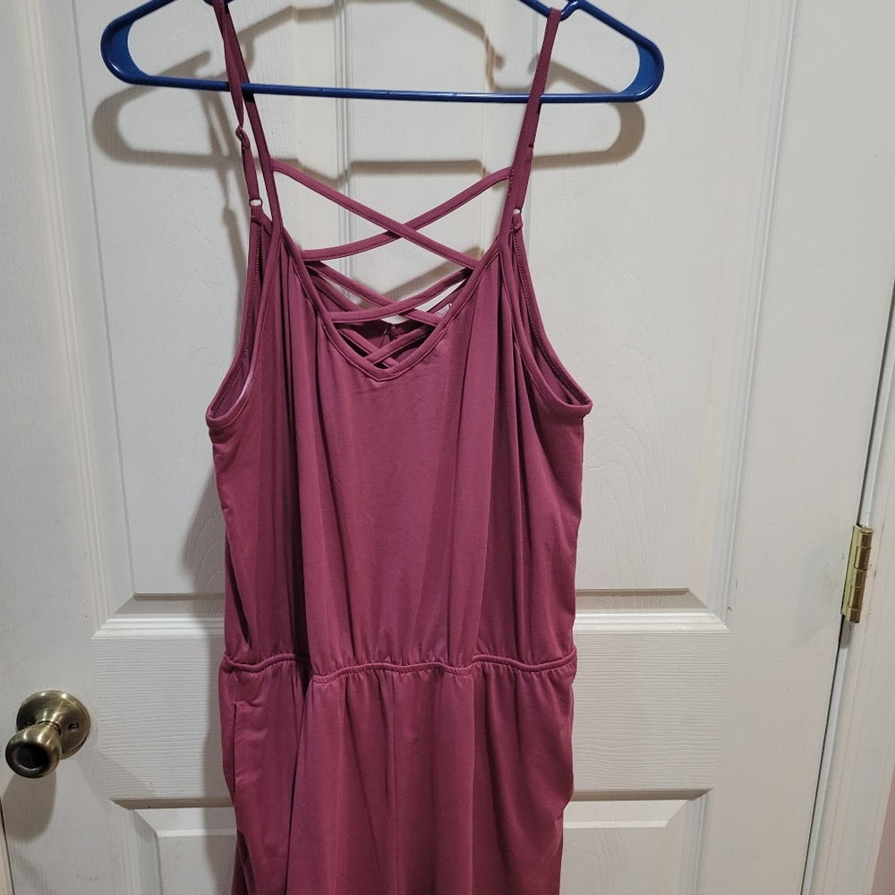 Strappy Pink Rose Jumper